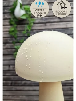 Coen Bakker Tischleuchten<LED Pilz Tischlampe dimmbar Touch Farbwechsler IP44 Innen Außen 15x21cm Grün