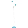 näve Stehleuchten<LED Stehleuchte "AARON" in türkis - (L)19 cm x (B)19 cm x (H)145 cm - EEK E