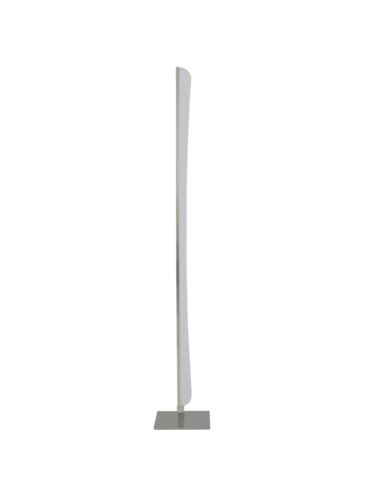 näve Stehleuchten<LED Stehleuchte "BONES 2" in chrome - (L)14 cm x (B)20 cm x (H)125 cm - EEK G