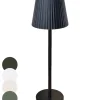 Coen Bakker Tischleuchten<LED Tischlampe dimmbar Touch Farbwechsler IP44 Innen & Außen 36,5x11cm Schwarz