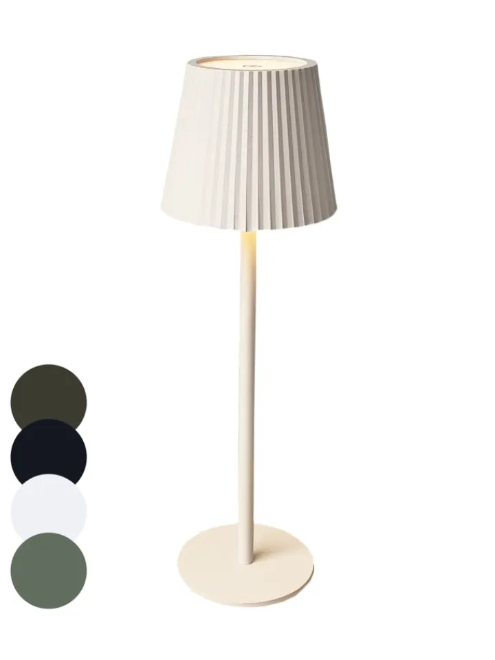 Coen Bakker Tischleuchten<LED Tischlampe dimmbar Touch Farbwechsler IP44 Innen & Außen 36,5x11cm in Sand