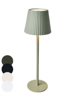 Coen Bakker Tischleuchten<LED Tischlampe dimmbar Touch Farbwechsler IP44 Innen & Außen 36,5x11cm in Grün