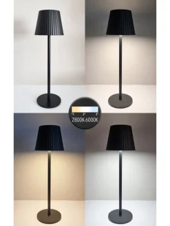 Coen Bakker Tischleuchten<LED Tischlampe dimmbar Touch Farbwechsler IP44 Innen & Außen 36,5x11cm in Grün