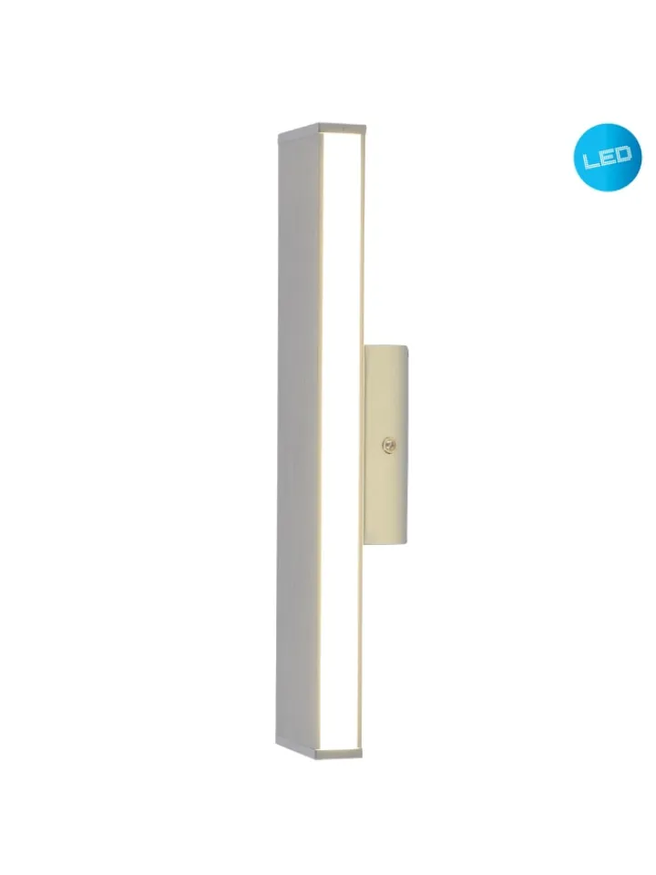 näve Wandleuchten<LED Wandleuchte "DUBAI" in chrome - (L)32 cm x (B)7 cm x (H)5.5 cm - EEK E