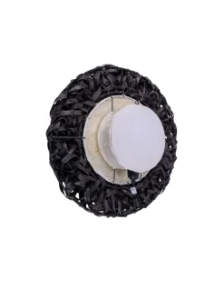 näve Wandleuchten<LED Wandleuchte in schwarz - (L)50 cm x (B)50 cm x (H)12 cm - EEK A