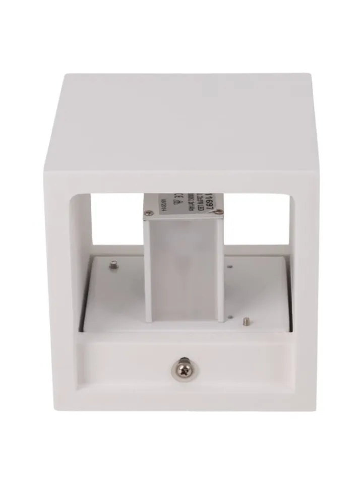 näve Wandleuchten<LED Wandleuchte in weiß - (L)11.5 cm x (B)11.5 cm x (H)11.5 cm - EEK G