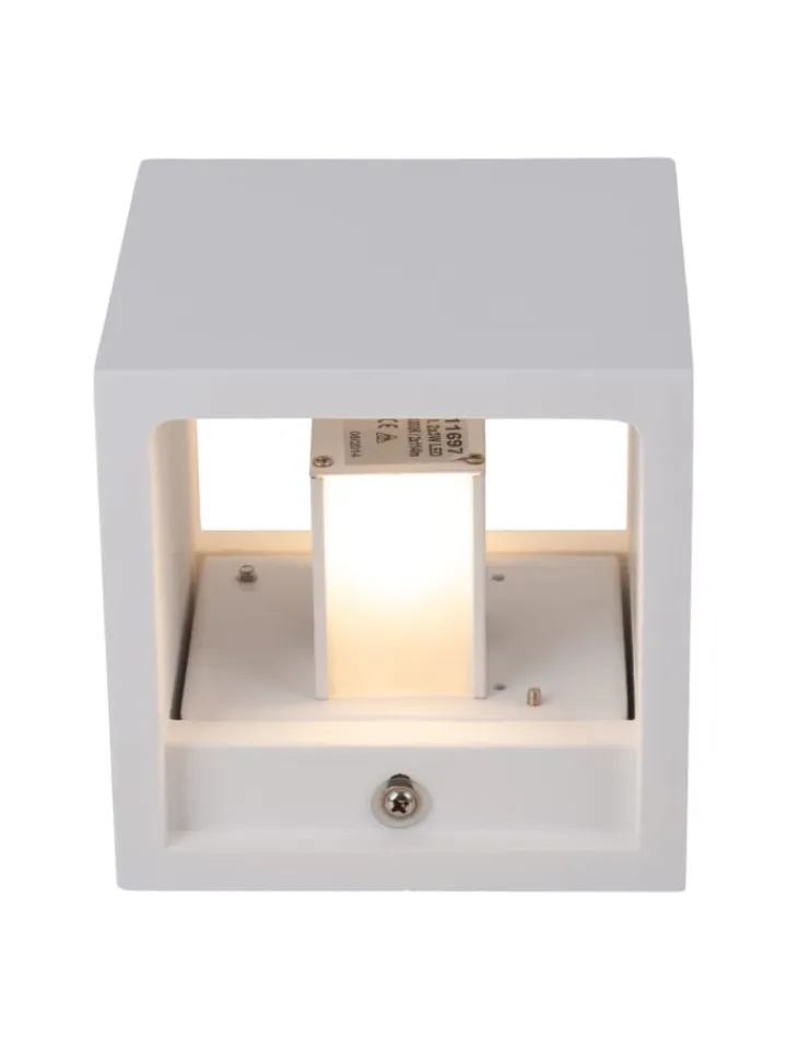näve Wandleuchten<LED Wandleuchte in weiß - (L)11.5 cm x (B)11.5 cm x (H)11.5 cm - EEK G