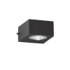 FISCHER & HONSEL Außenbeleuchtung|Außenleuchten<LED-Außenleuchte "Helsinki" in Schwarz - (B)8 x (H)5 cm