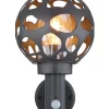 Globo lighting Außenleuchten|Außenbeleuchtung<LED-Außenleuchte "Hilario" in Schwarz - (B)20 x (H)32 cm