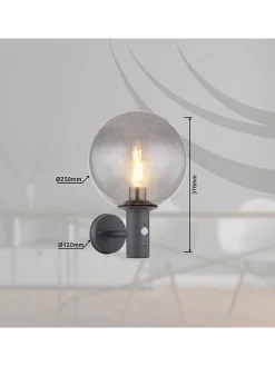 Globo lighting Außenleuchten|Außenbeleuchtung<LED-Außenleuchte in Anthrazit - (H)37 x Ø 25 cm
