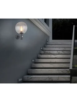 Globo lighting Außenleuchten|Außenbeleuchtung<LED-Außenleuchte in Anthrazit - (H)37 x Ø 25 cm
