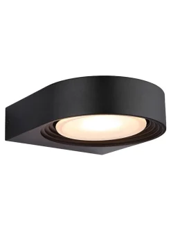 Globo lighting Außenleuchten<LED-Außenleuchte "Oko" in Schwarz - (B)16 x (H)16,6 cm