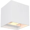 Globo lighting Außenleuchten<LED-Außenleuchte "Veronika" in Weiß - (B)10 x (H)10 x (T)10 cm