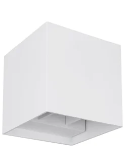 Globo lighting Außenleuchten<LED-Außenleuchte "Veronika" in Weiß - (B)10 x (H)10 x (T)10 cm