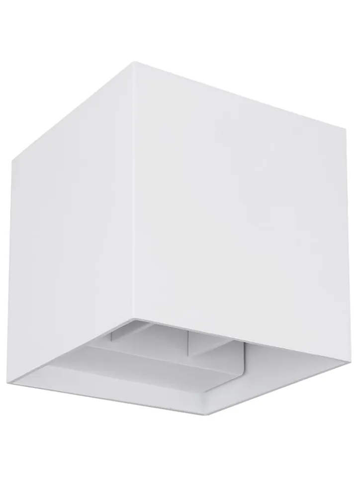 Globo lighting Außenleuchten<LED-Außenleuchte "Veronika" in Weiß - (B)10 x (H)10 x (T)10 cm