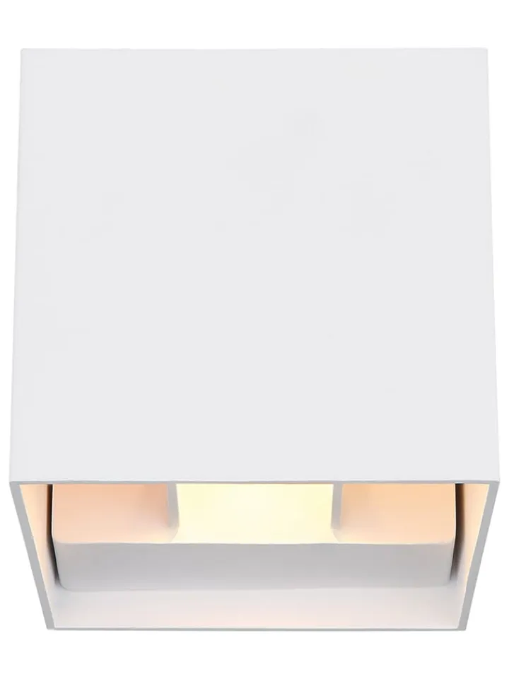Globo lighting Außenleuchten<LED-Außenleuchte "Veronika" in Weiß - (B)10 x (H)10 x (T)10 cm