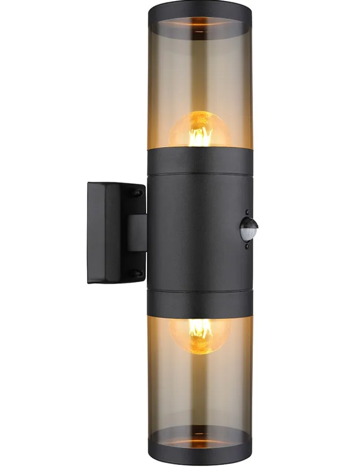 Globo lighting Außenbeleuchtung|Außenleuchten<LED-Außenleuchte "Xeloo" in Schwarz - (B)10 x (H)42 cm