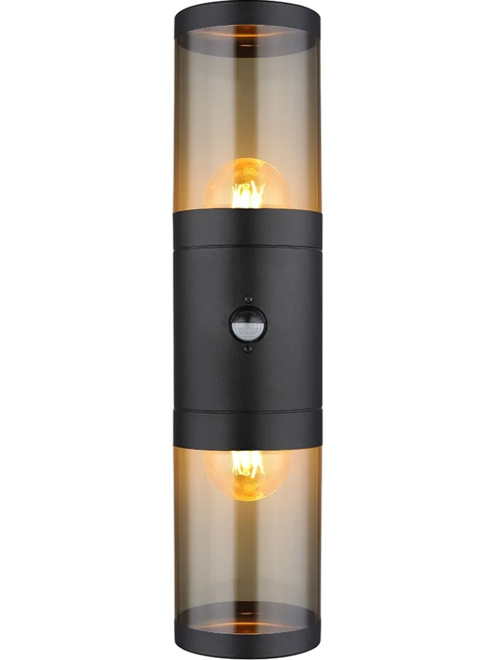 Globo lighting Außenbeleuchtung|Außenleuchten<LED-Außenleuchte "Xeloo" in Schwarz - (B)10 x (H)42 cm