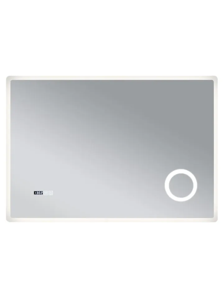 pro.tec Spiegel<LED-Badezimmerspiegel Racale in Weiß (H)70cm (B)100cm