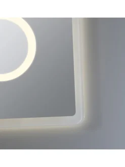 pro.tec Spiegel<LED-Badezimmerspiegel Racale in Weiß (H)70cm (B)100cm