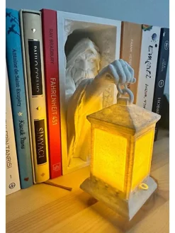ABERTO DESIGN Wohndekoration<LED-Buchstütze in Weiß - (B)15 x (H)21 cm