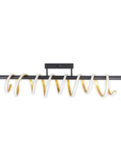 näve Decken- & Hängeleuchten<LED-Deckenleuchte "Bellezza" in Schwarz/ Gold - EEK D (A bis G)