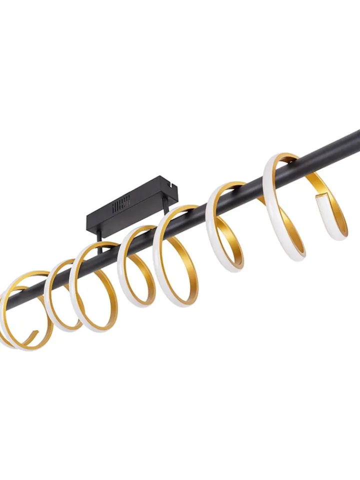 näve Decken- & Hängeleuchten<LED-Deckenleuchte "Bellezza" in Schwarz/ Gold - EEK D (A bis G)