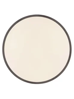 Globo lighting Decken- & Hängeleuchten<LED-Deckenleuchte "Betha" in Braun/ Weiß - (H)7 x Ø 34 cm