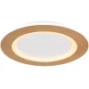 Globo lighting Decken- & Hängeleuchten<LED-Deckenleuchte "Clay" in Hellbraun - Ø 40 cm