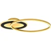 Globo lighting Decken- & Hängeleuchten<LED-Deckenleuchte in Gold - (B)53 x (H)7 x (T)23,5 cm