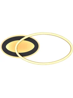 Globo lighting Decken- & Hängeleuchten<LED-Deckenleuchte in Gold - (B)53 x (H)7 x (T)23,5 cm