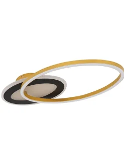 Globo lighting Decken- & Hängeleuchten<LED-Deckenleuchte in Gold - (B)53 x (H)7 x (T)23,5 cm