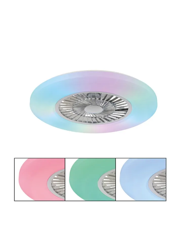 Globo lighting Klima & Haushalt<LED-Deckenventilator "Alva" in Weiß - (H)15,4 x Ø 59,5 cm