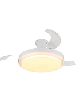 Globo lighting Klima & Haushalt<LED-Deckenventilator "Beliz" in Weiß - (H)27,5 x Ø 10,6 cm