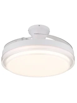 Globo lighting Klima & Haushalt<LED-Deckenventilator "Beliz" in Weiß - (H)27,5 x Ø 10,6 cm