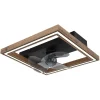 Globo lighting Klima & Haushalt<LED-Deckenventilator "Celinata" in Schwarz/ Braun - (B)44 x (H)13,5 cm