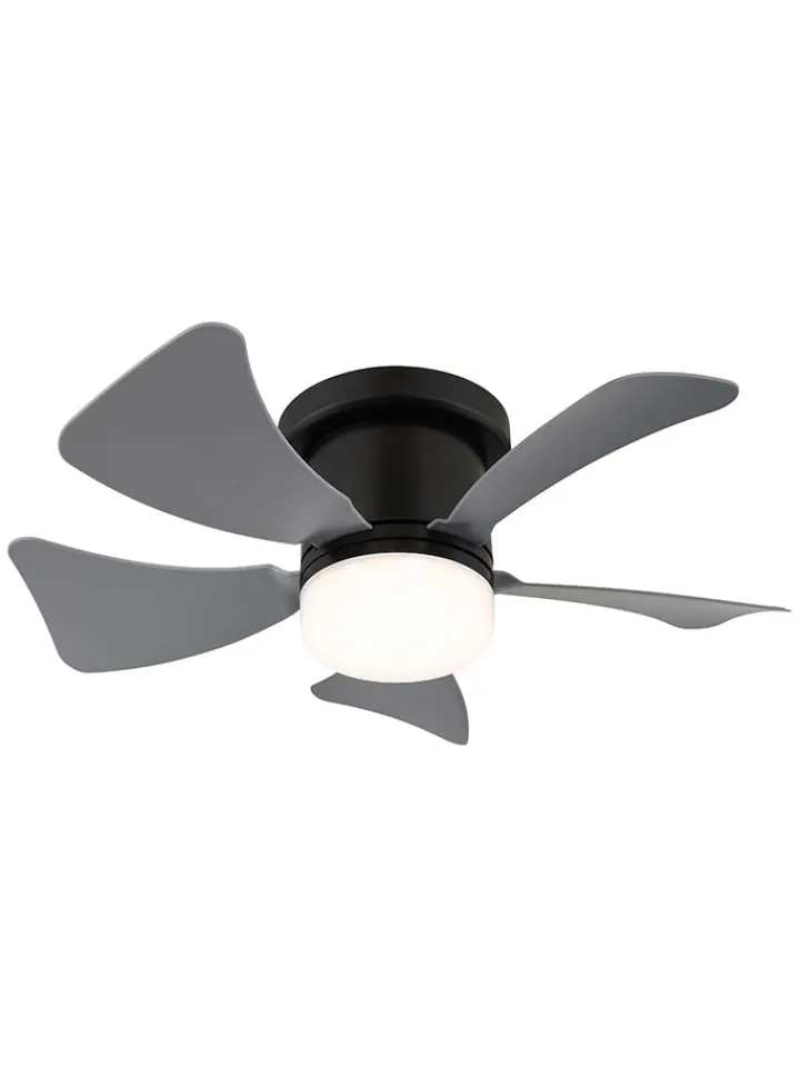 Globo lighting Klima & Haushalt<LED-Deckenventilator "Hinea" in Schwarz - (H)13 x Ø 40,6 cm