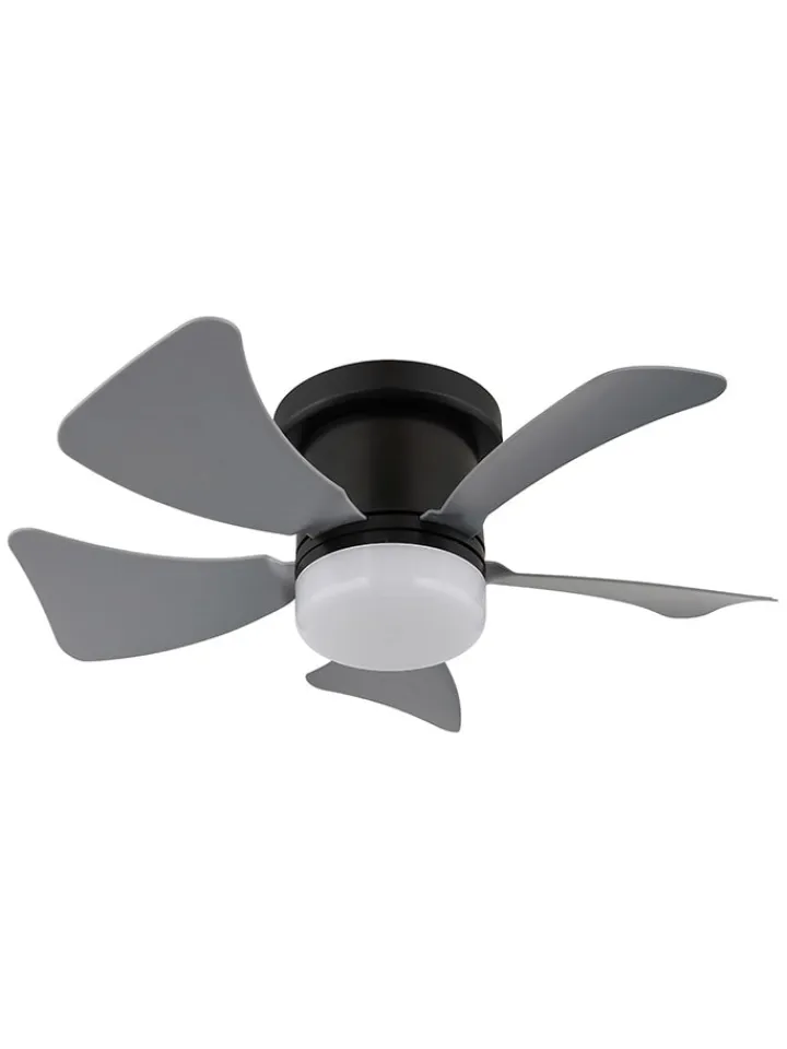 Globo lighting Klima & Haushalt<LED-Deckenventilator "Hinea" in Schwarz - (H)13 x Ø 40,6 cm
