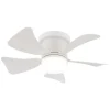 Globo lighting Klima & Haushalt<LED-Deckenventilator "Hinea" in Weiß - (H)13 x Ø 40,6 cm