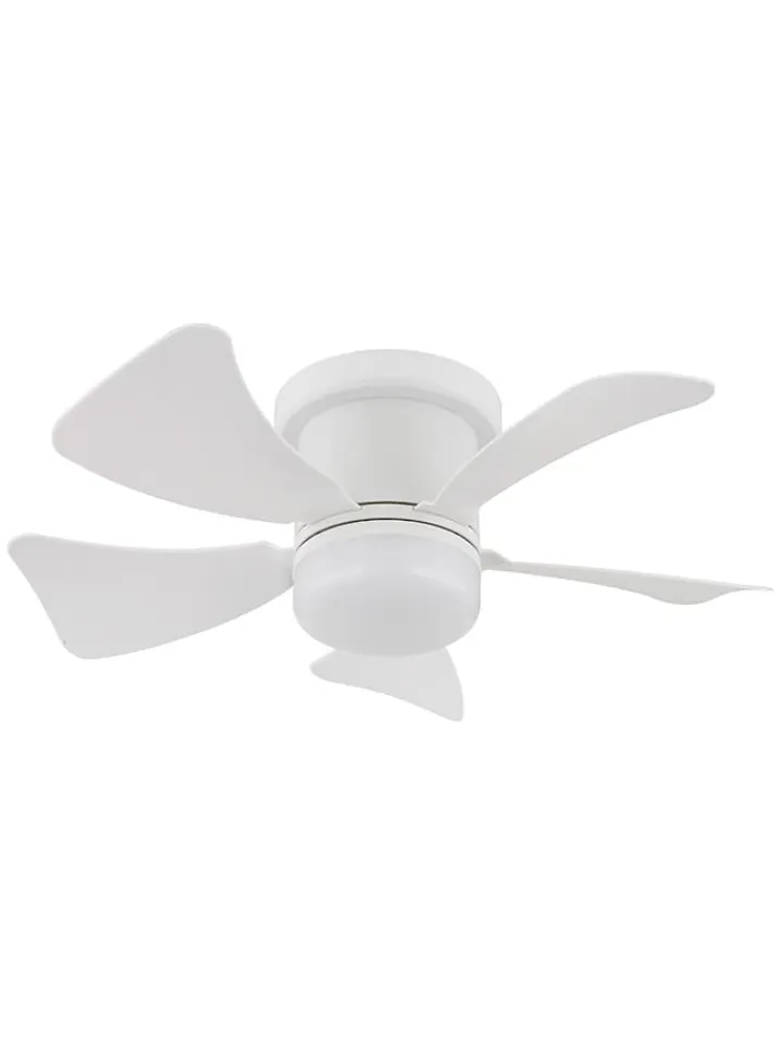 Globo lighting Klima & Haushalt<LED-Deckenventilator "Hinea" in Weiß - (H)13 x Ø 40,6 cm
