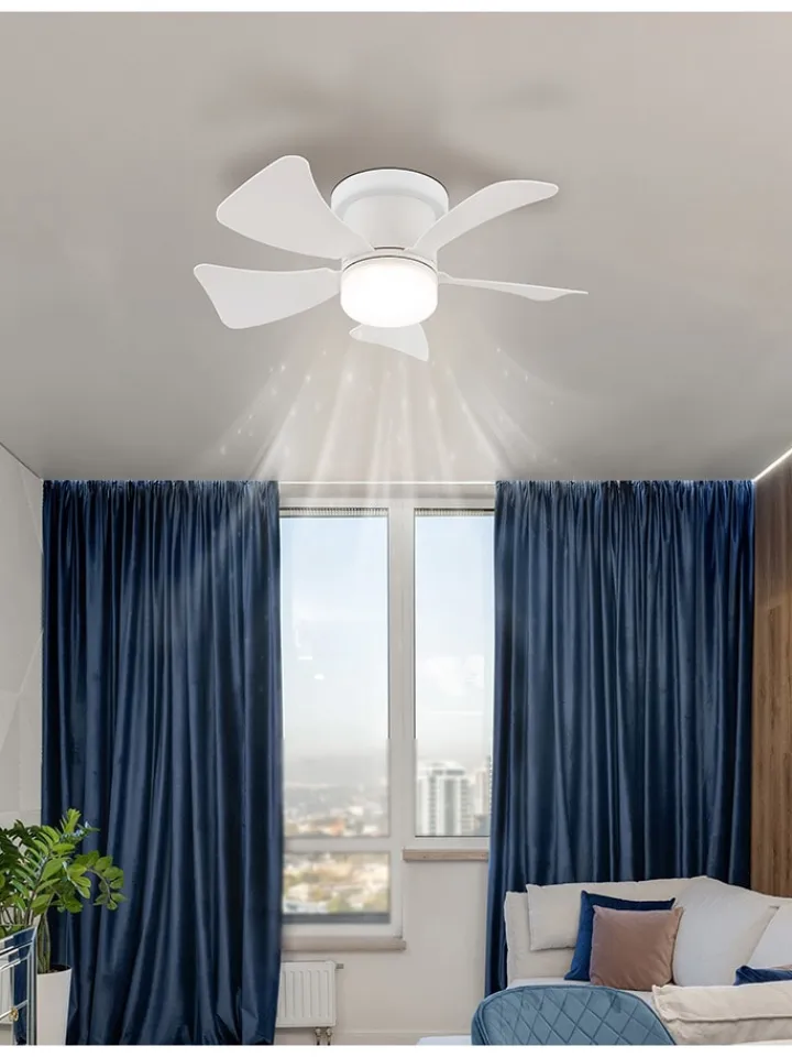 Globo lighting Klima & Haushalt<LED-Deckenventilator "Hinea" in Weiß - (H)13 x Ø 40,6 cm