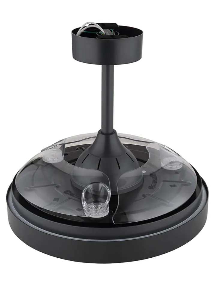 Globo lighting Klima & Haushalt<LED-Deckenventilator in Grau - (H)44,8 x Ø 91 cm