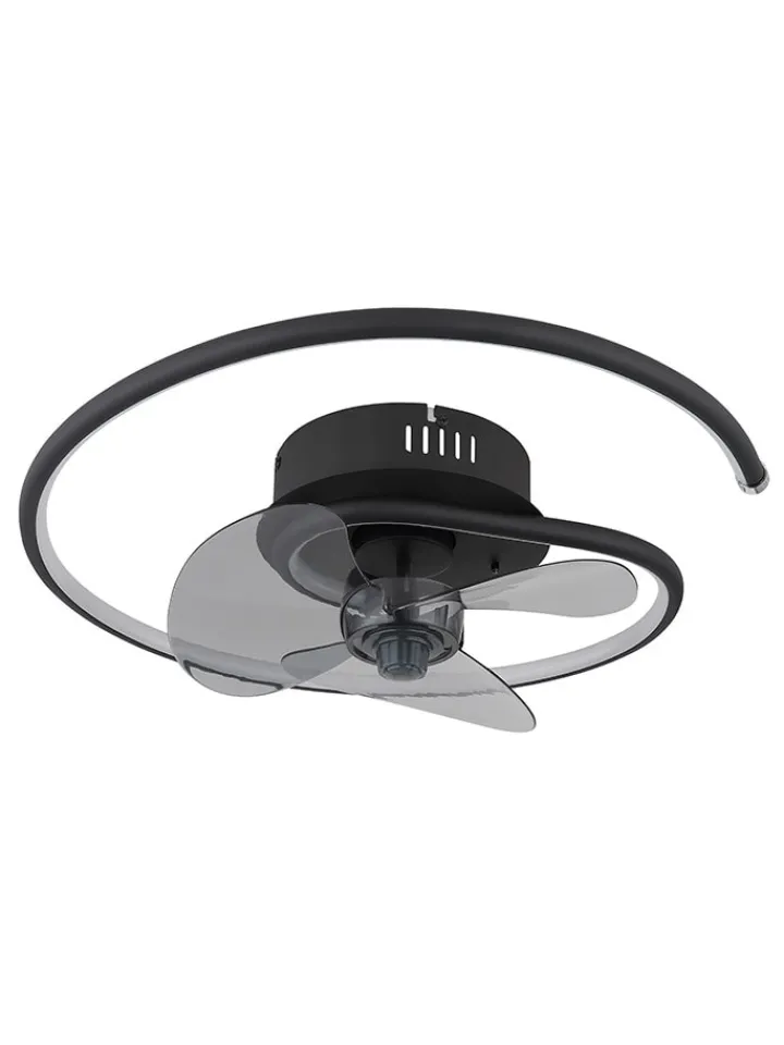Globo lighting Klima & Haushalt<LED-Deckenventilator "Koren" in Schwarz - (H)13,9 x Ø 45 cm