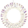 WellHome Wohndekoration<LED-Dekoanhänger in Silber - Ø 30 cm