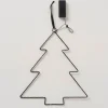 Boltze Wohndekoration<LED-Dekoanhänger "Tatjana" in Schwarz - (H)35 cm