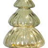 STAR Trading Dekofiguren & -Objekte<LED-Dekofigur "Abete" in Grün - (H)18 cm