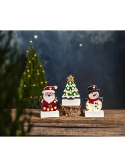STAR Trading Lichterketten & Deko-Leuchten<LED-Dekofigur "Freddy" in Weiß - (L)14 x (B)8,5 cm