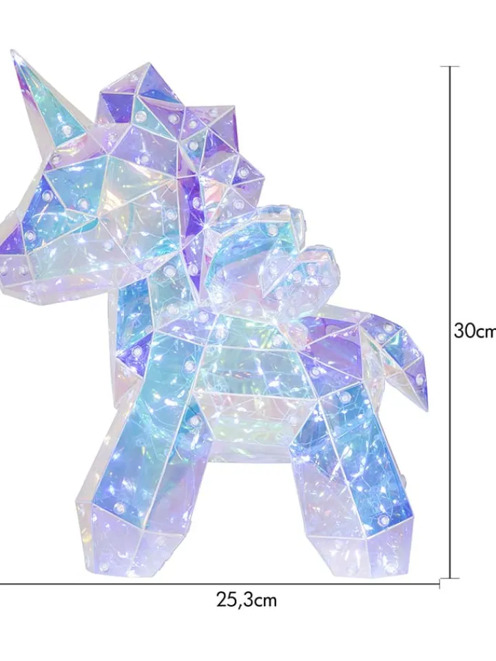 STAR Trading Lichterketten & Deko-Leuchten<LED-Dekofigur "Magic" in Weiß - (B)25 x (H)30 cm