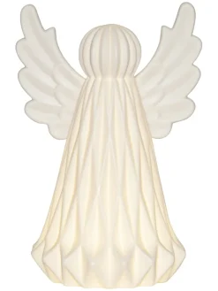 STAR Trading Dekofiguren & -Objekte<LED-Dekofigur "Vinter" in Weiß - (B)13 x (H)19 cm