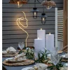 STAR Trading Lichterketten & Deko-Leuchten<LED-Dekogirlande "Olivec" in Transparent - (H)180 cm